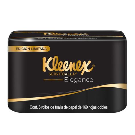 Servitoalla Kleenex Black Elegance 6/160 Hojas