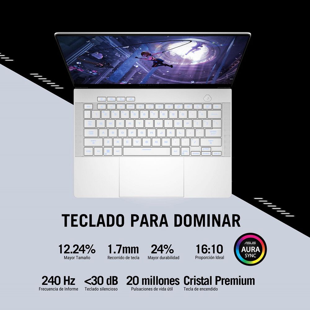 Laptop Asus ROG Zephyrus 14.0 R9 R9-8945HS 32GB 1TB image number 4