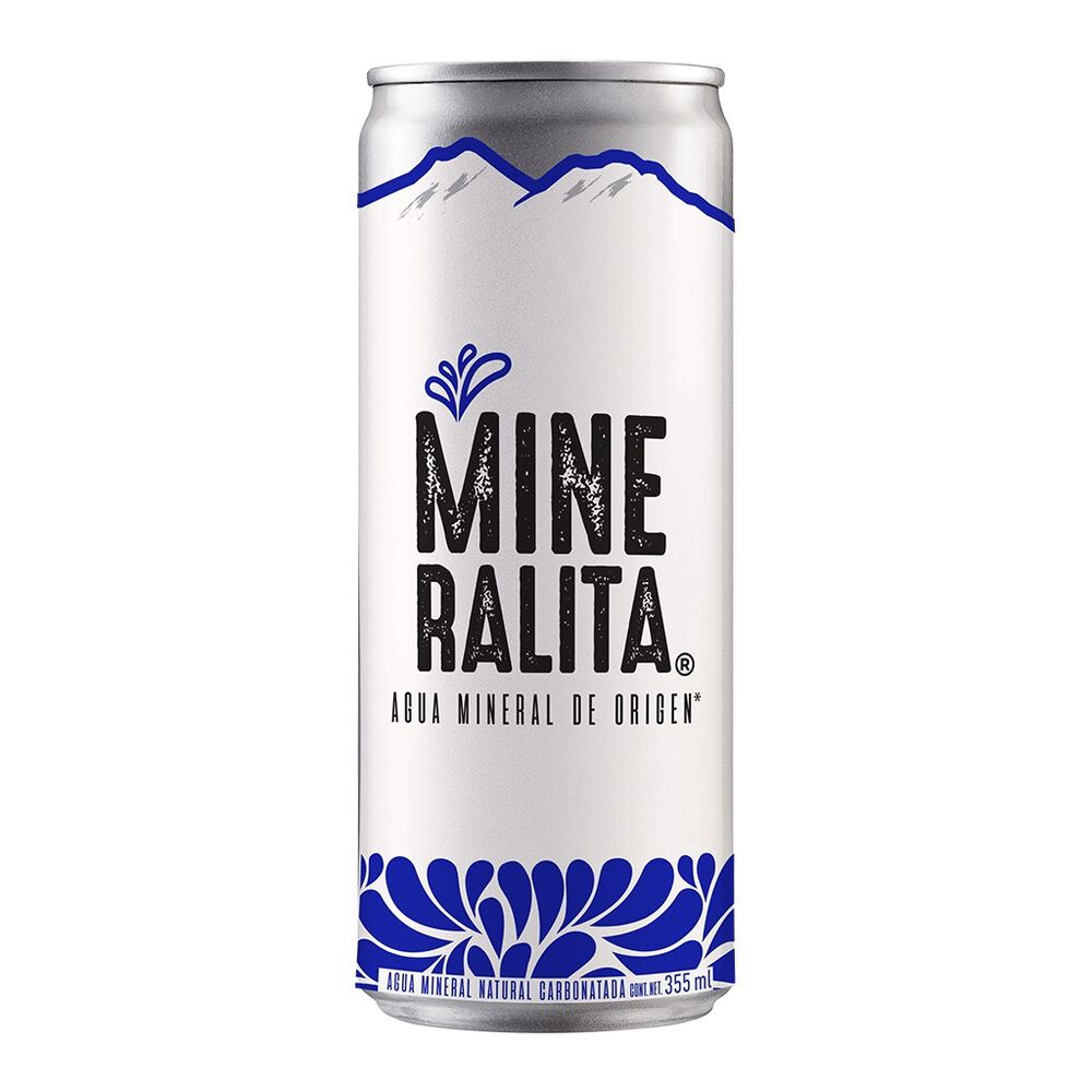 Agua Mineral Lata Mineralita 24/355 ml image number 1