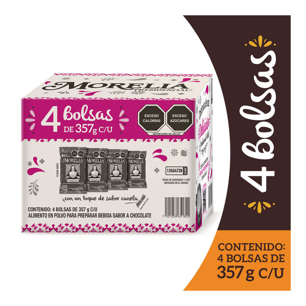 Chocolate en Polvo Morelia 4/357 g image number 1