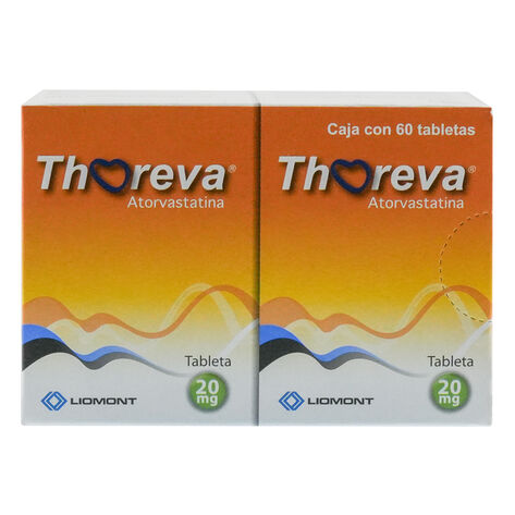 Thoreva 20mg Tab con 30