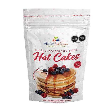 Harina para Hot Cakes Men&uacute; Solutions 4.5 Kg