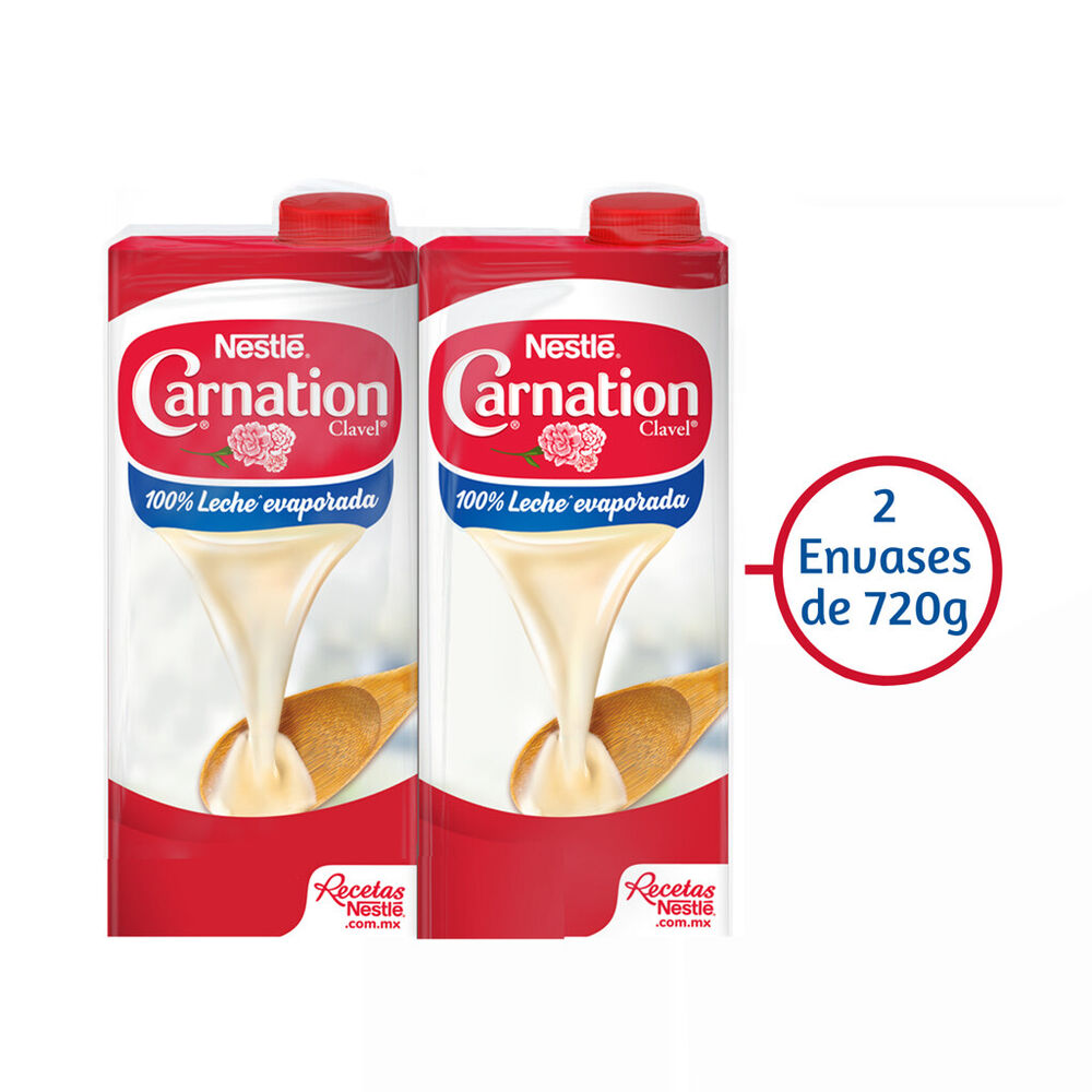Leche Evaporada Carnation 2/720 g image number 1