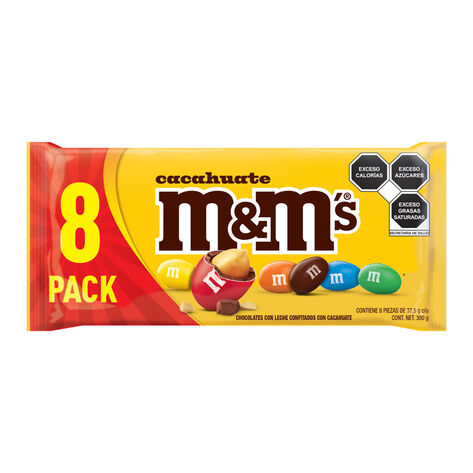 Chocolate con Cacahuate M&M 8/37.8 g