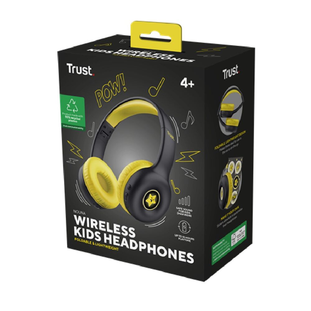 Auriculares para Ni&ntilde;os Nouna Trust Negro image number 3