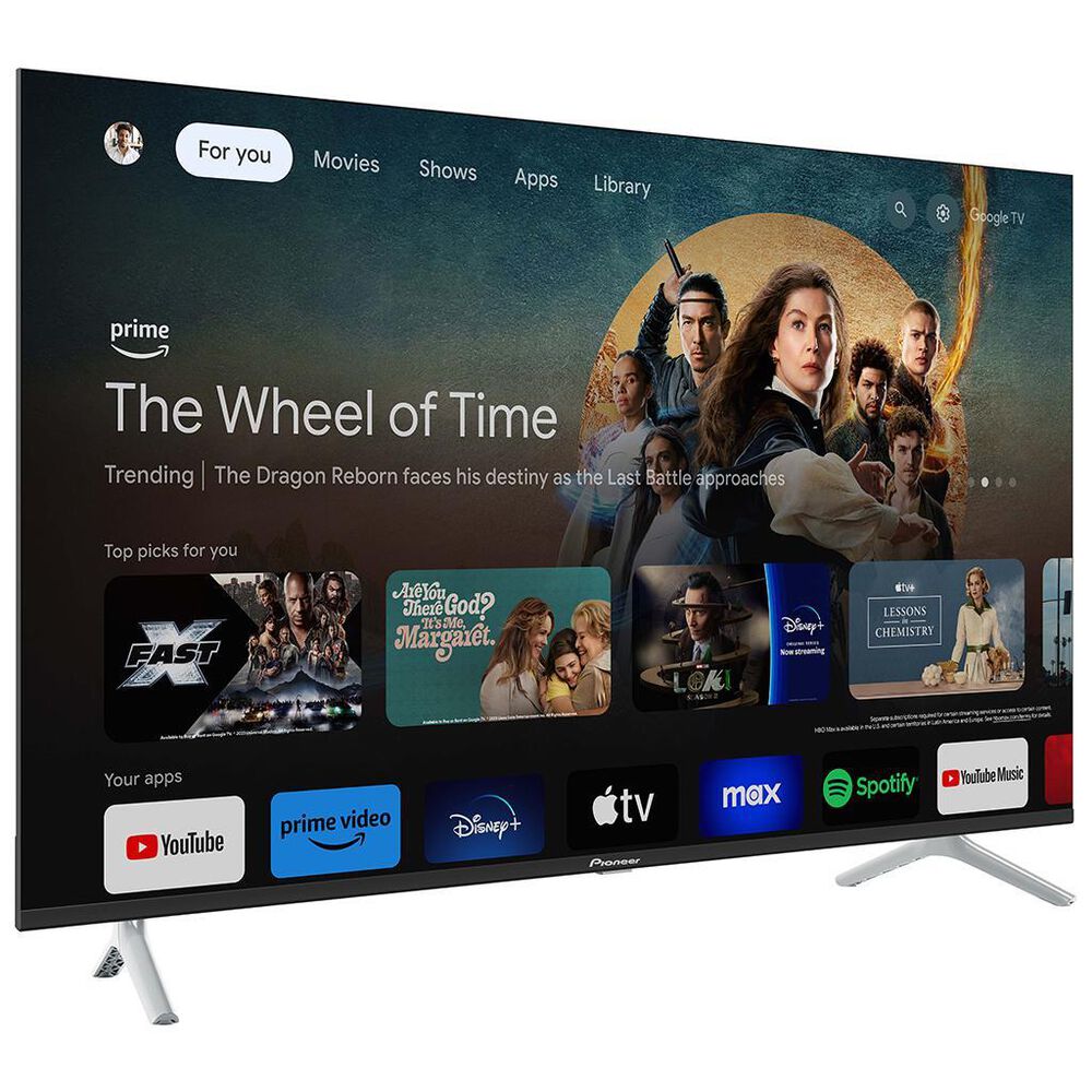 Pantalla 55" Pioneer UHD Google TV image number 3