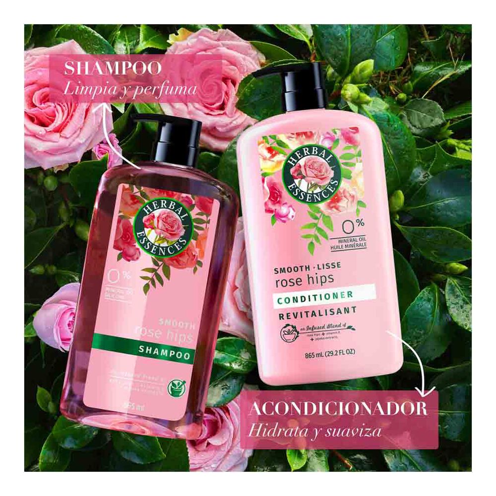 Shampoo Smooth Petalos Herbal Essences 865 ml image number 3
