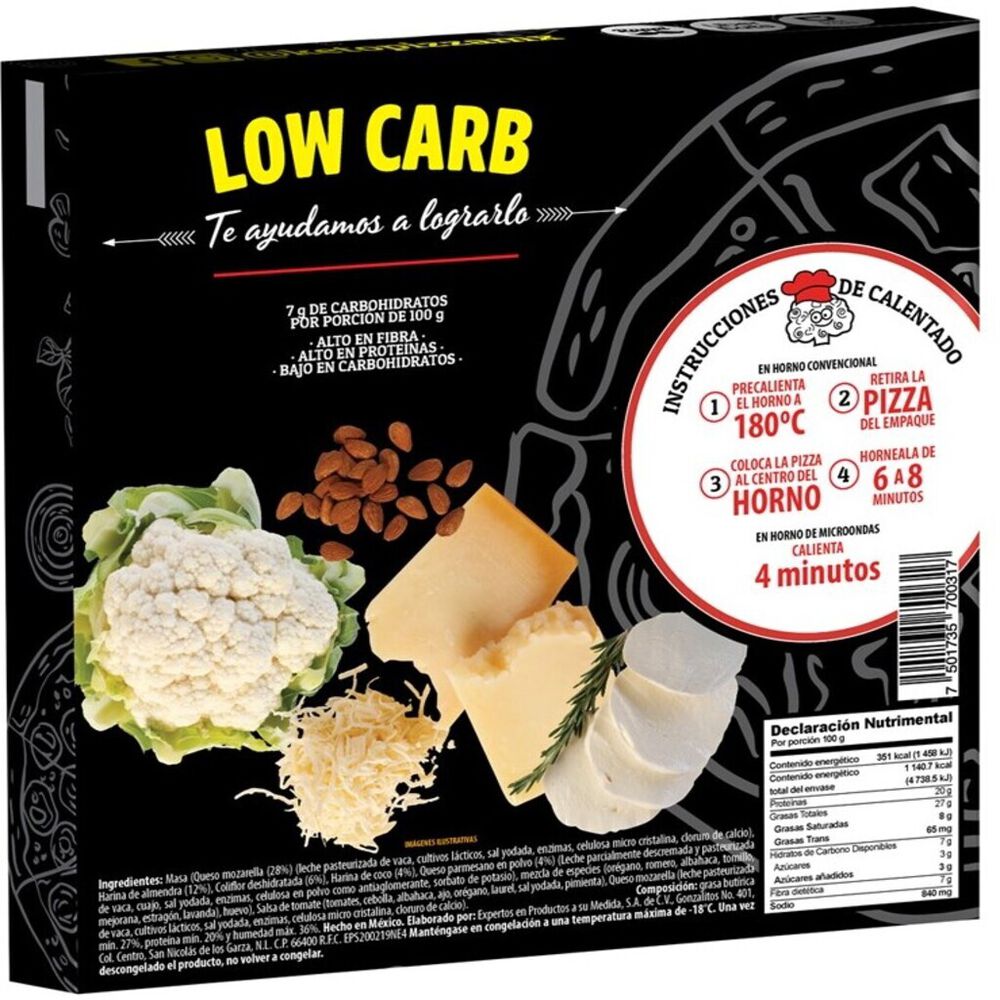 Pizza Keto Queso Keto Living 325 gr image number 1