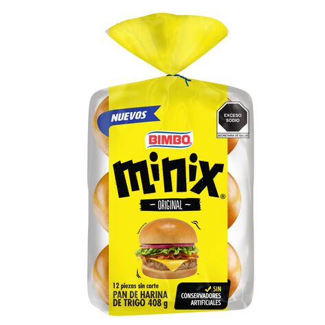 Pan Minix Original Bimbo 12/34 g