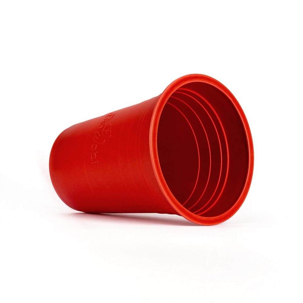 Vaso Rojo Biodegradable Bio Wabi 18 oz / 120 pza image number 2