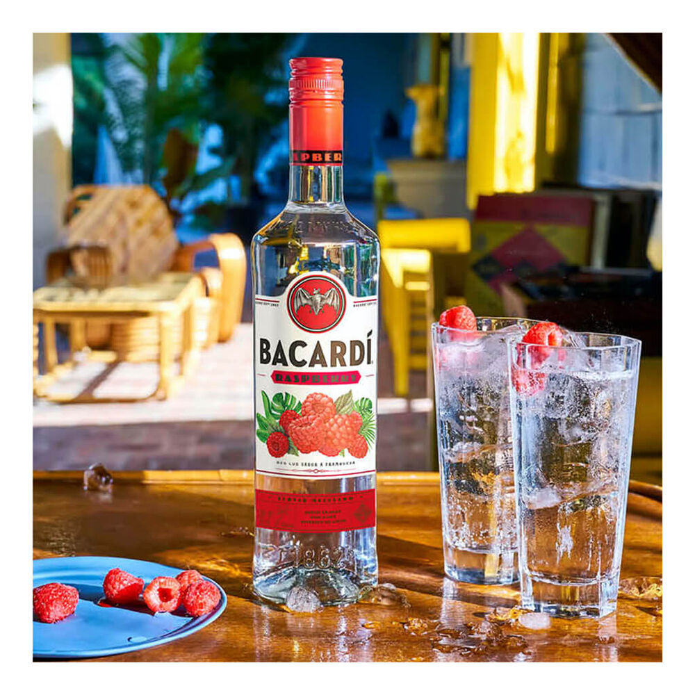 Ron Bacardi Sabor Frambuesa 750 ml image number 2