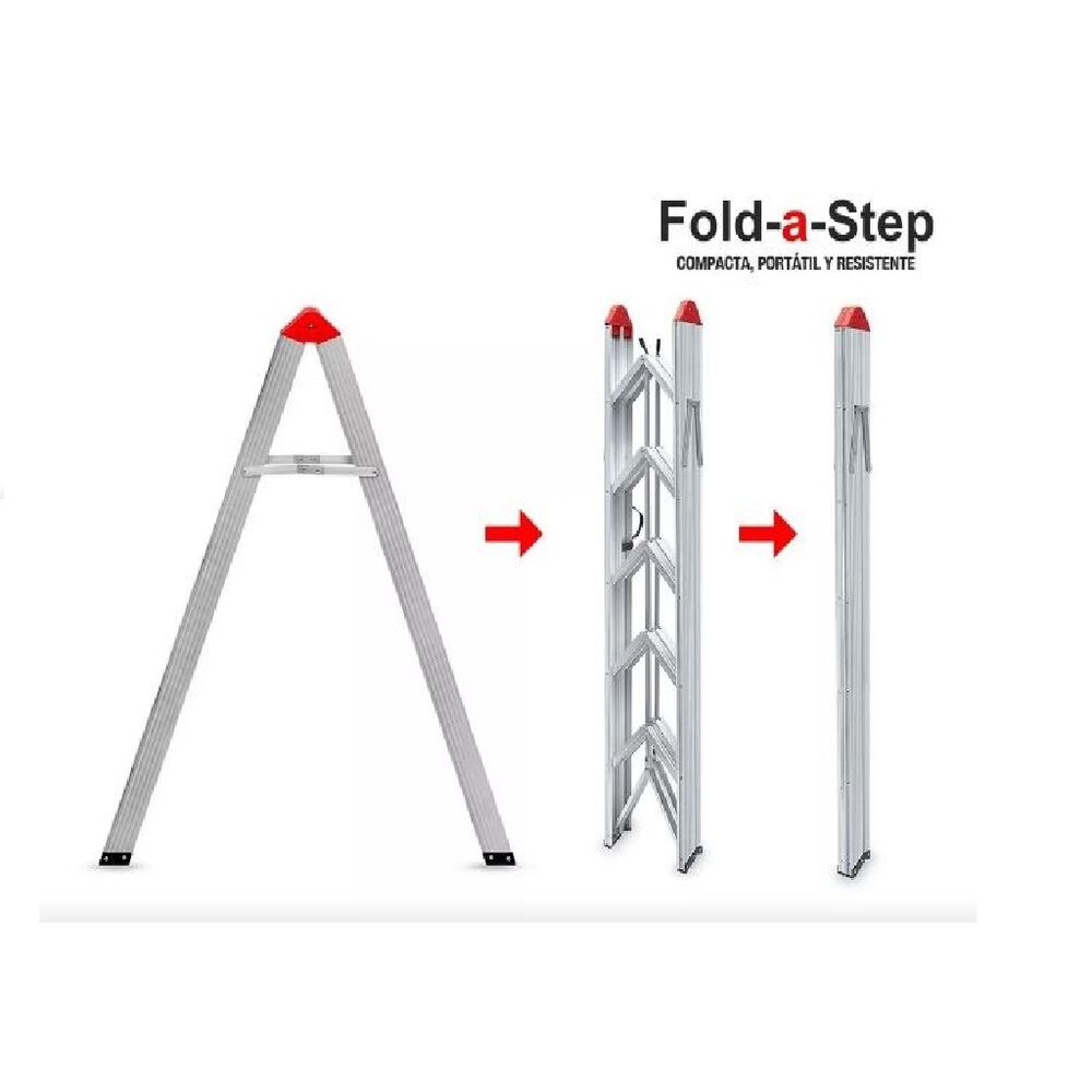 Fold A Step Escalera Plegable 4 Escalones 1/1 pza image number 1