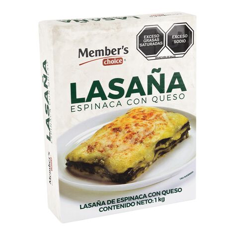 Lasa&ntilde;a de Espinaca 1k Members Choice