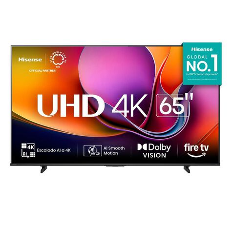 Pantalla 65" Hisense DLED Fire TV 65A65NFM