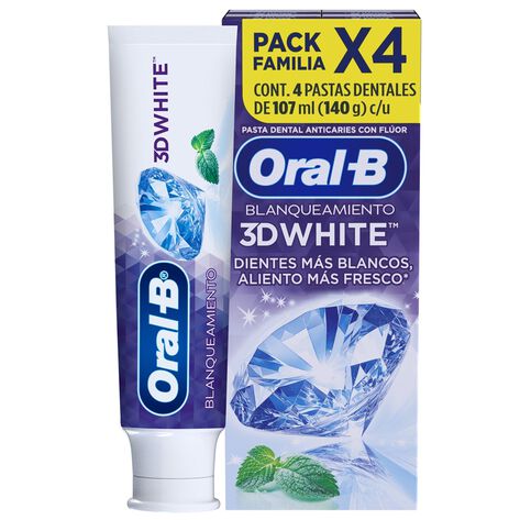 Pasta Dental 3D White Oral-B 4/140 g