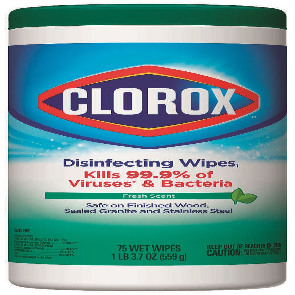 Toallitas Desinfectantes Fresh & Lemon Clorox 2/75 pz image number 3