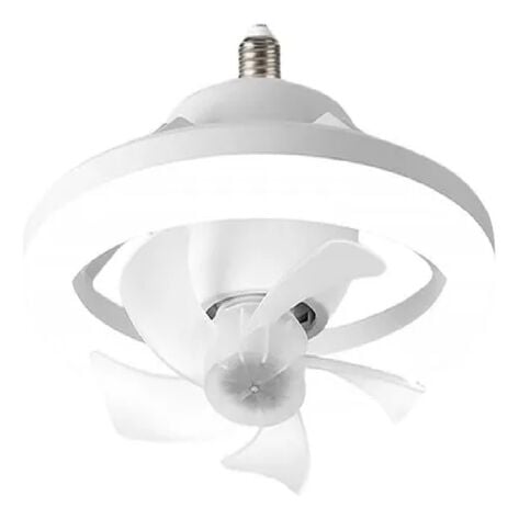 L&aacute;mpara Circular Con Ventilador