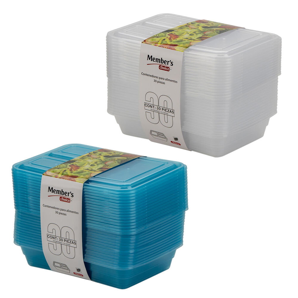 Contenedores Meal Prep 30 pzas Member's Choice image number 1