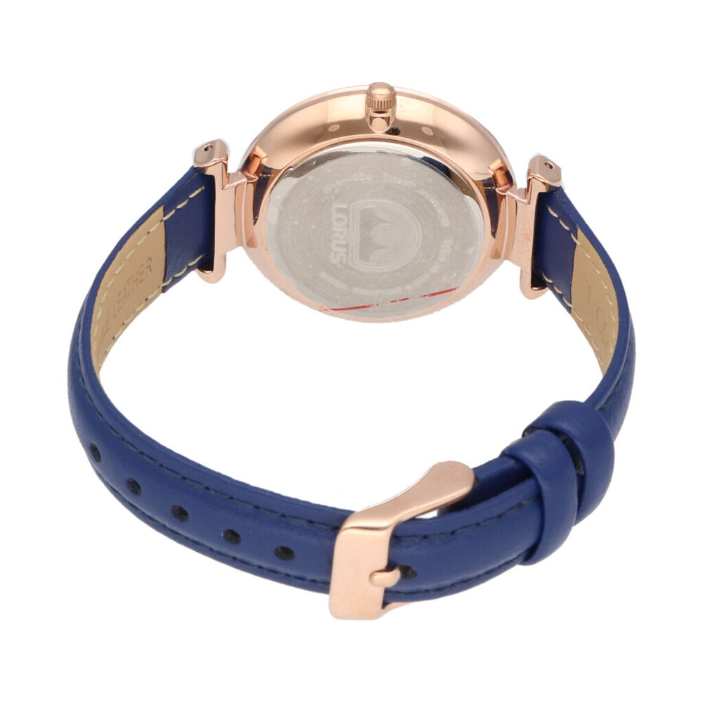 Reloj para dama Lorus cuarzo azul image number 1