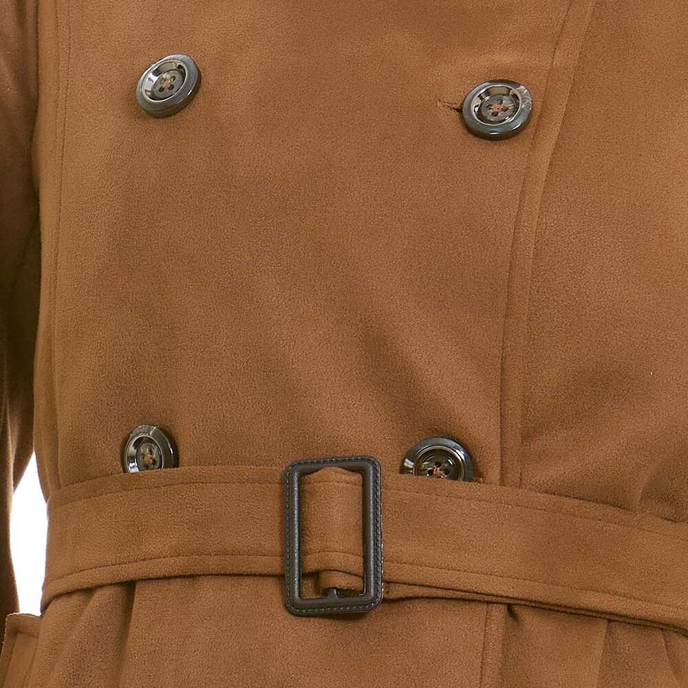 Abrigo Tipo Gabardina Caf&eacute; Talla CH Ann Miller image number 2