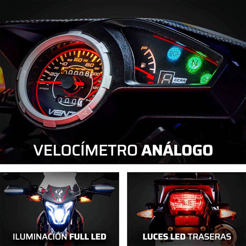 Motocicleta Vento Crossmax 220 CC Negro 2026 image number 8