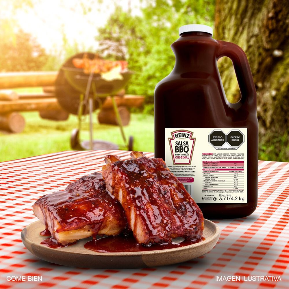 Salsa BBQ Heinz 1/3.78 Kg image number 1