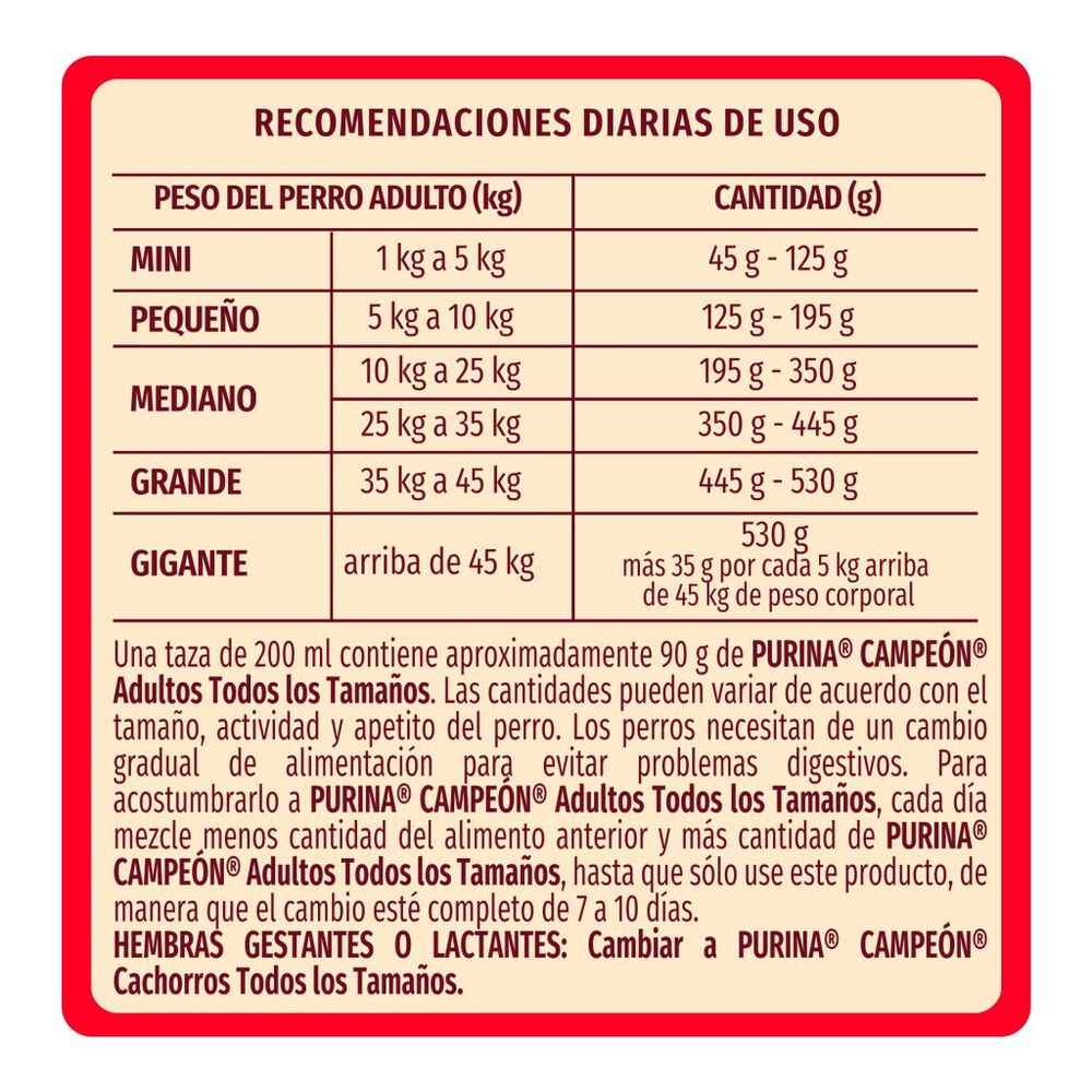 Alimento para Perro Campe&oacute;n Purina 21 Kg image number 2