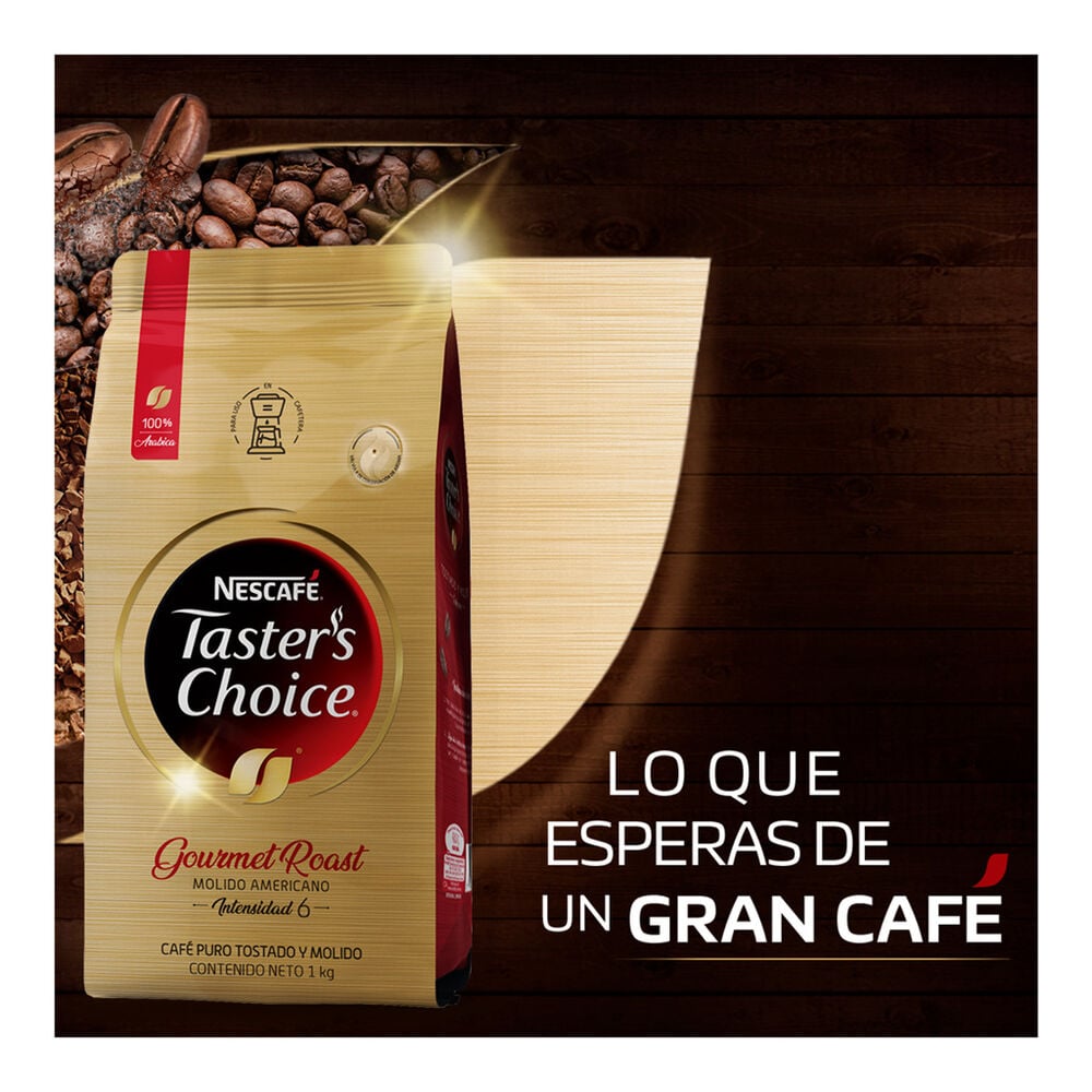 Caf&eacute; Tostado Molido Nescaf&eacute; Taster's Choice 1 Kg image number 4