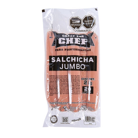 Salchicha Jumbo Great for Chef 2  Kg