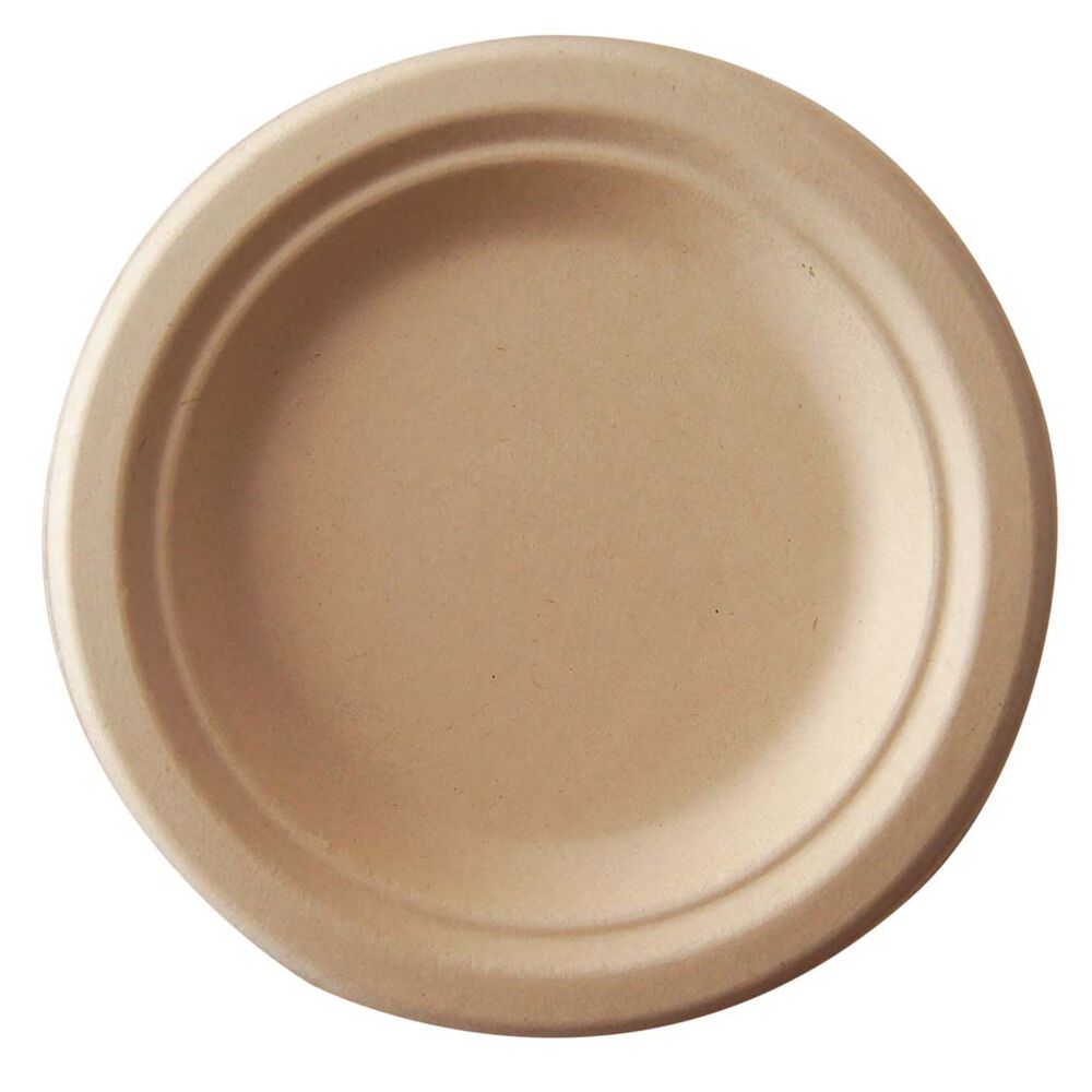 Plato Liso Jumbo Compostable WeCare 100 pzas image number 1
