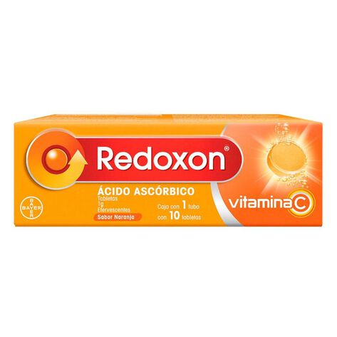 Vitamina C Redoxon Sabor Naranja 10 Tab Efervescentes
