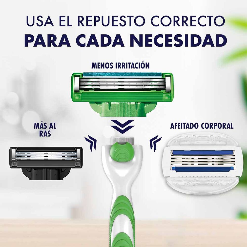 Cartuchos Mach 3 Sensitive Gillette 16 pzas image number 4