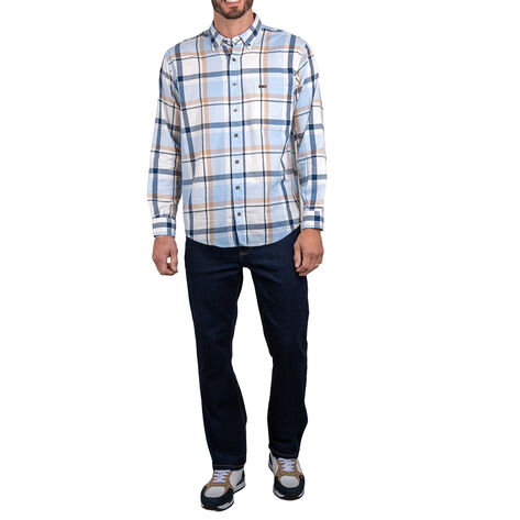 Camisa de Franela Manga Larga Cuadros Mult G Lee