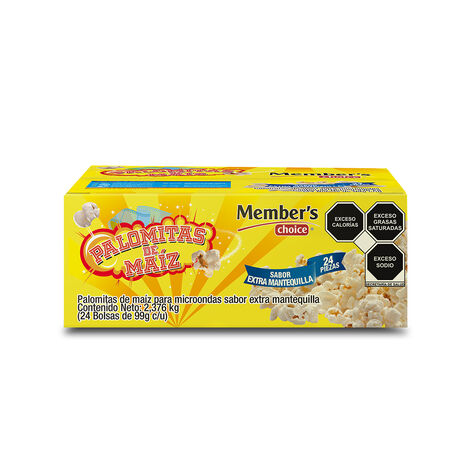 Palomitas Extra Mantequilla Member"s Choice 24/99 g