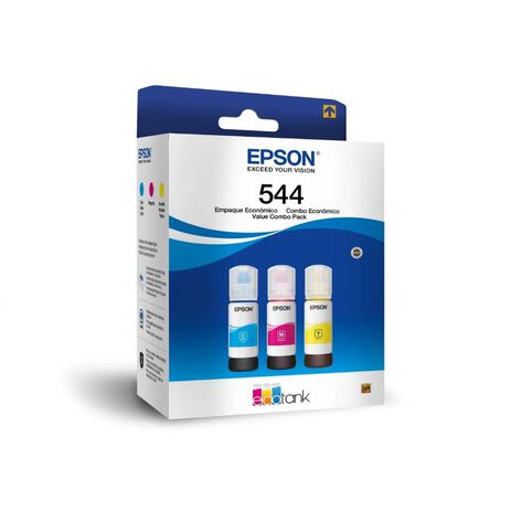 Botellas de tinta tricolor Epson T544 3 pzas