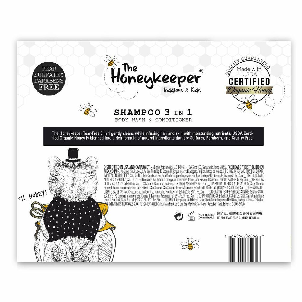 Shampoo de Miel Honeykeeper  3/700 ml image number 1