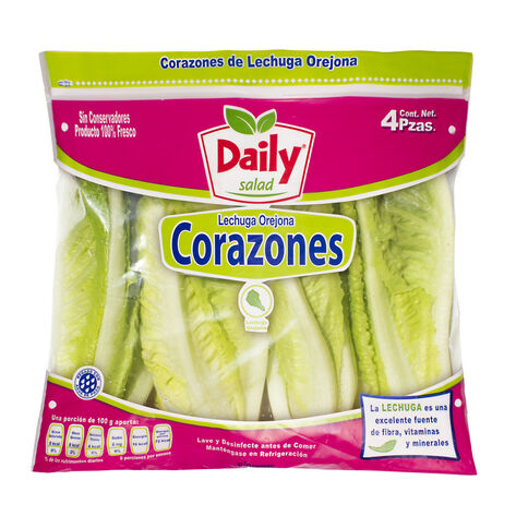 Lechuga Corazones 4 pzas