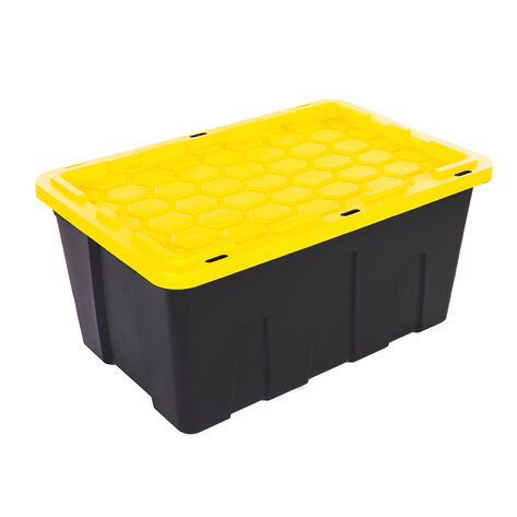 Caja Organizadora de 114 lts Amarilla Prodeplast