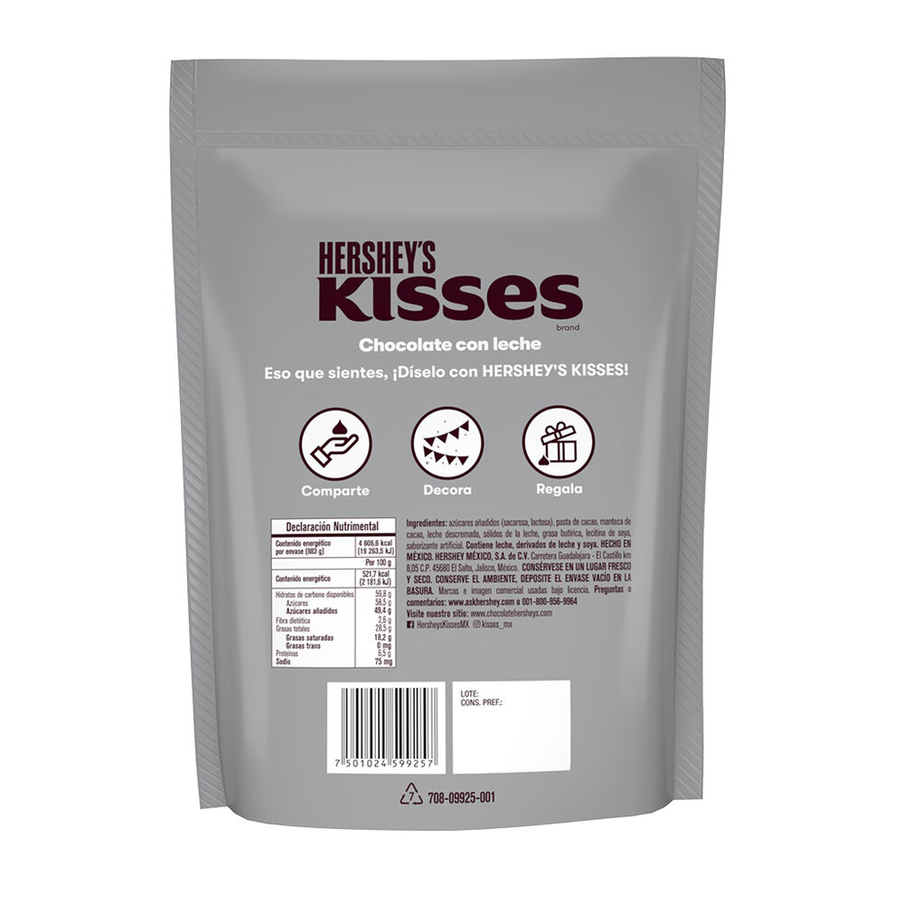 Chocolate Hershey&acute;s Kisses 883 g image number 1