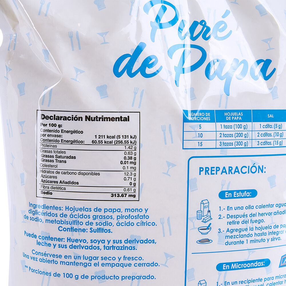 Pur&eacute; de Papa Men&uacute; Solutions 2 Kg image number 2