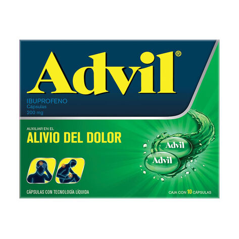 Advil Fast Gel 200Mg Cap Con 10