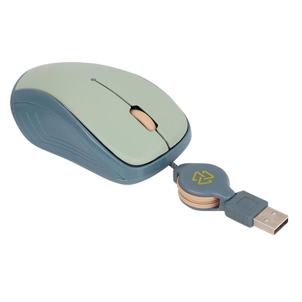 Mouse Al&aacute;mbrico Viva Retr&aacute;ctil Gris image number 1