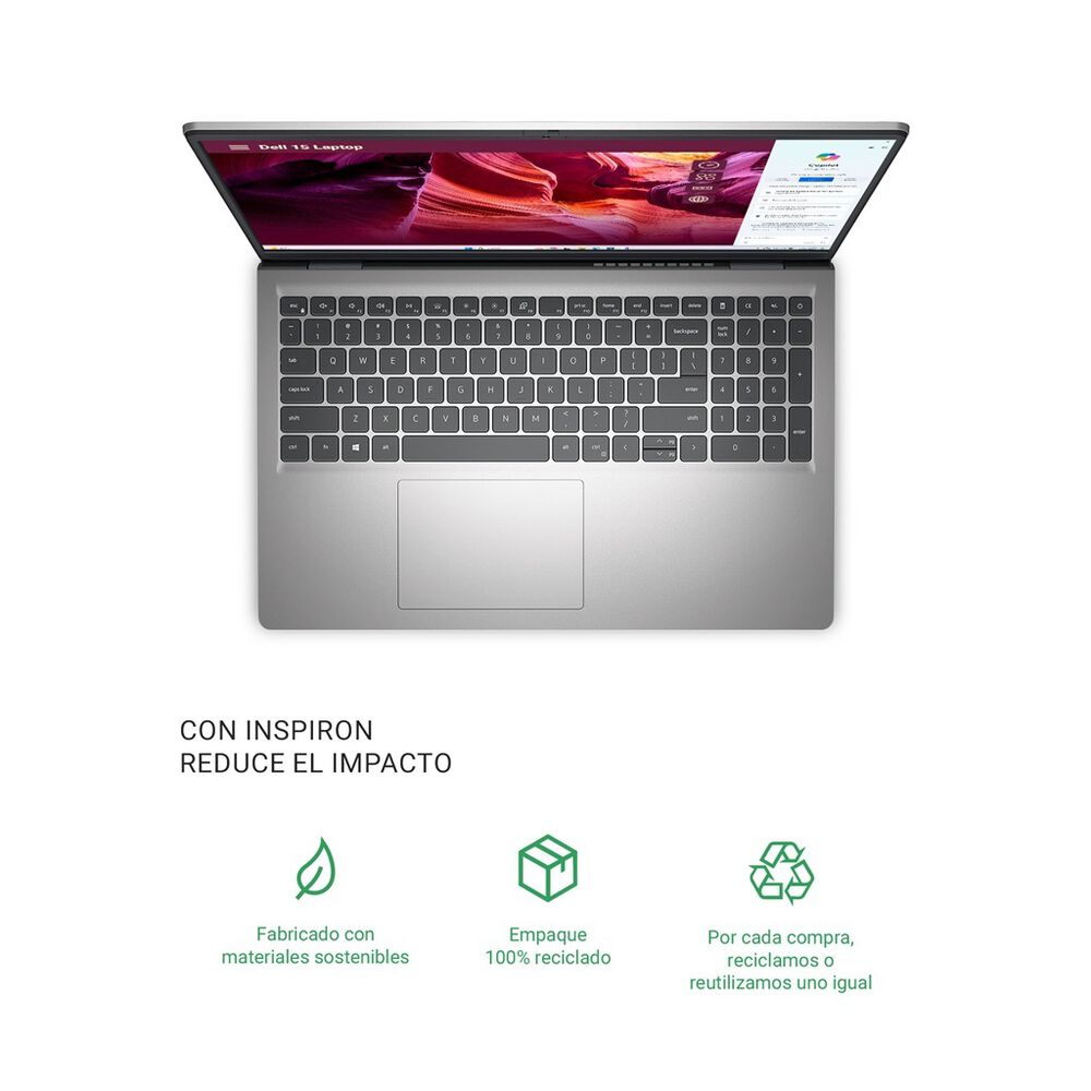 LAPTOP DELL 15.6&rdquo; FHD AMD R5-7520U 8G/512G W11 image number 5