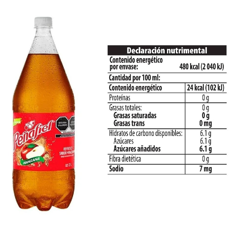 Refresco Pe&ntilde;afiel de Fresa 2 lts image number 3