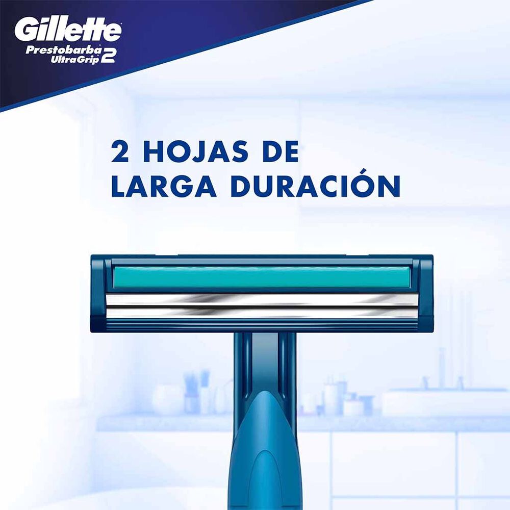 Rastrillo Prestobarba 2 Ultragrip Gillete 20 pzas image number 3