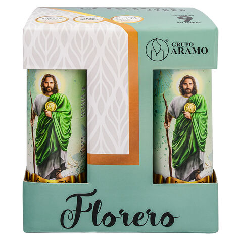 Veladora Religiosa San Judas Aramo 9 pzas