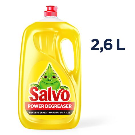 Lavatraste liquido Salvo Power 2.6lts