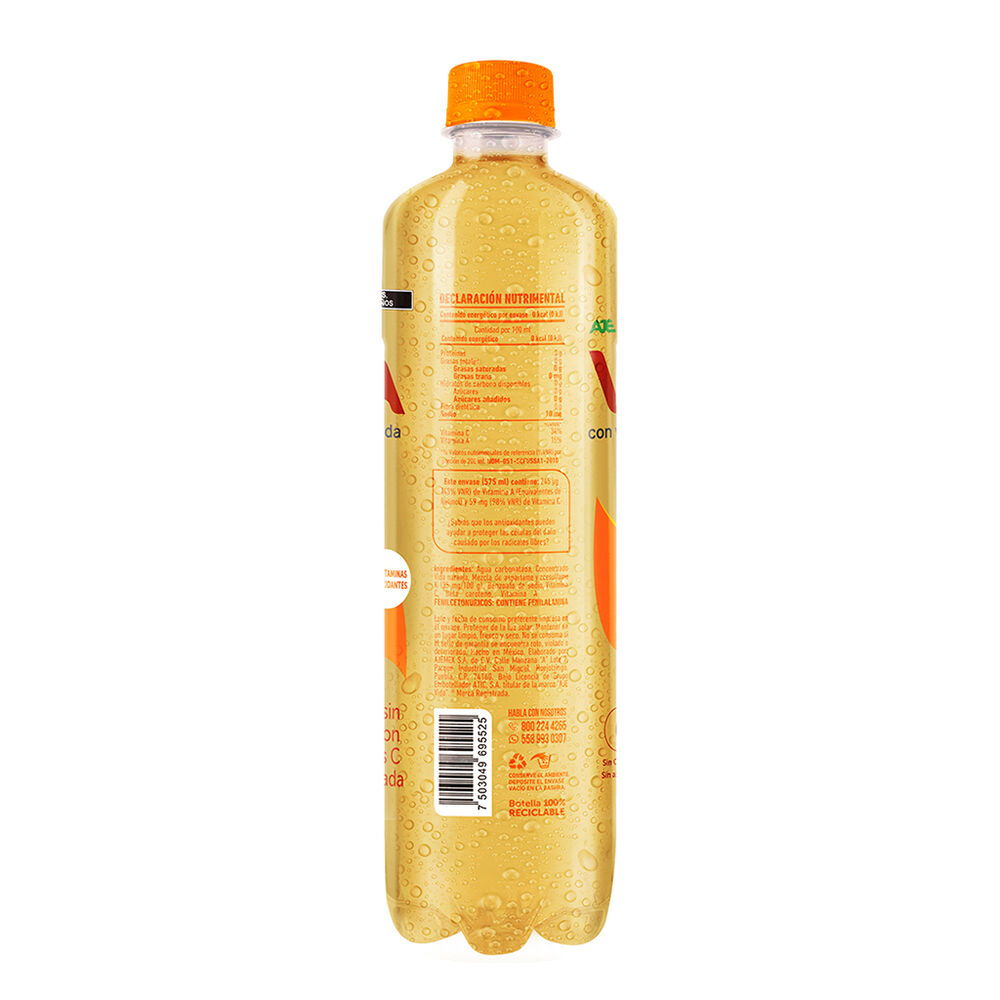 Agua Gasificada Naranja VIDA 12/575 ML image number 1