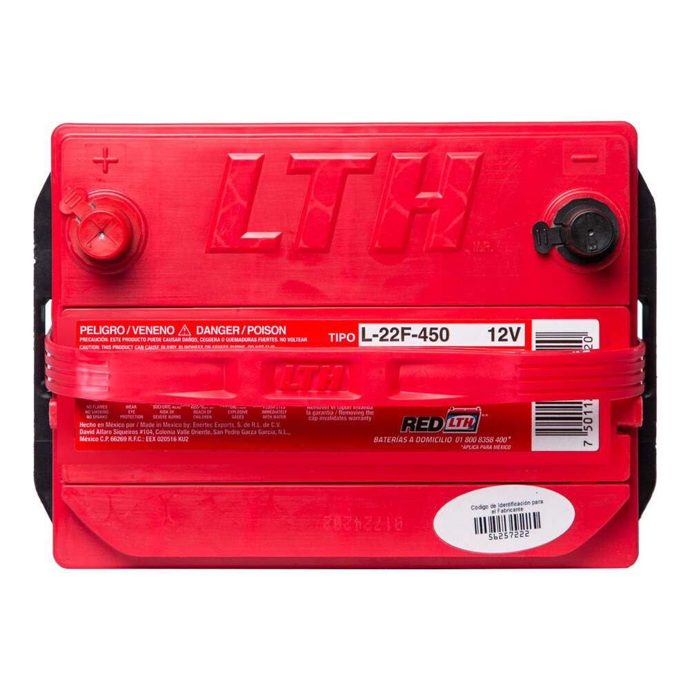 Bater&iacute;a Automotriz LTH 22F-450 Tsuru Acumulador image number 1