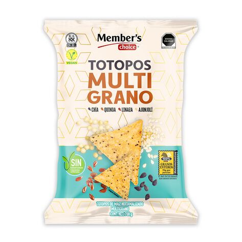 Totopo Multigrano 700 gr Members Choice